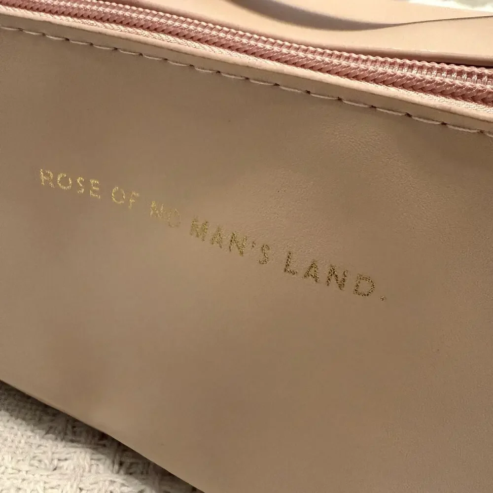 Rose of No Man's Land zip close travel cosmetic toiletry bag A3 2958